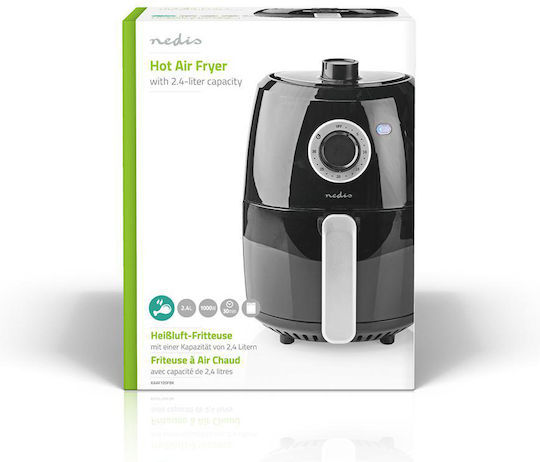 Nedis Air Fryer 2.4lt Μαύρο KAAF120FBK
