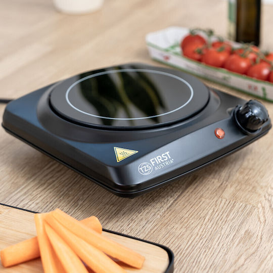 First Austria Ceramic Countertop Single Burner Black