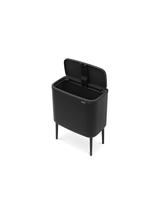 Brabantia Bo Κάδος Απορριμμάτων από Ανοξείδωτο Ατσάλι Matt Black 36lt