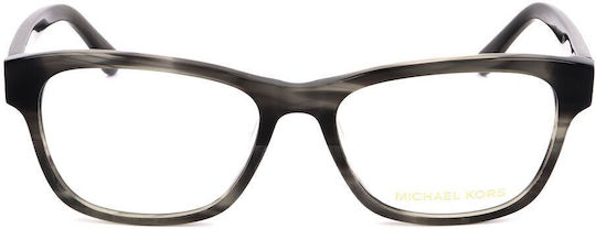 Michael Kors Männlich Kunststoff Brillenrahmen Gray MK829M 025