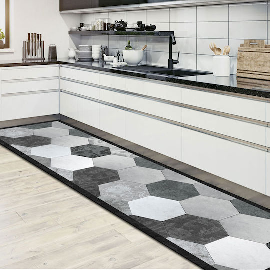 Ango Covoraș De Bucătărie Coridor Impermeabil 50x240cm 287463 Gri Ango Covoraș De Bucătărie Coridor Impermeabil 50x240cm 287463 Gri