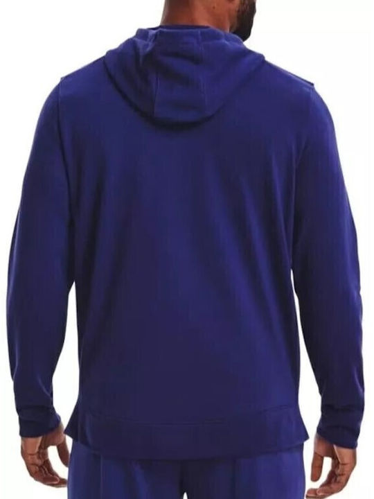 Rival Terry Hoodie with Navy Blue Hood