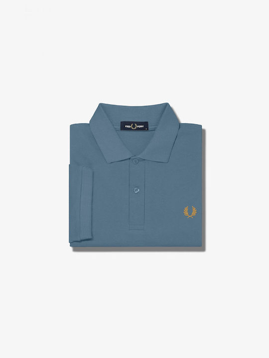 Polo Kurzarmhemd Ash Blue