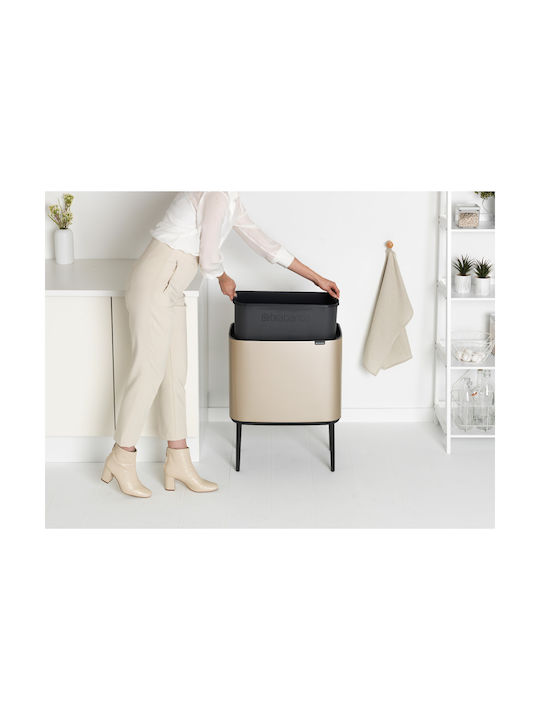 Brabantia Bo Abfalleimer Abfall Champagne 36Es 1Stück