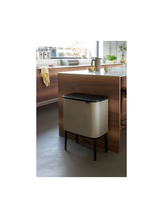 Brabantia Bo Abfalleimer Abfall Champagne 36Es 1Stück