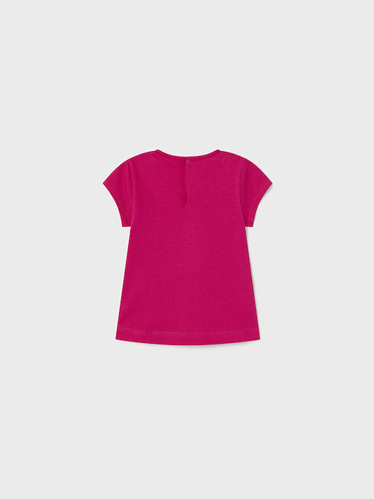 Mayoral Kids Blouse Short Sleeve Fuchsia