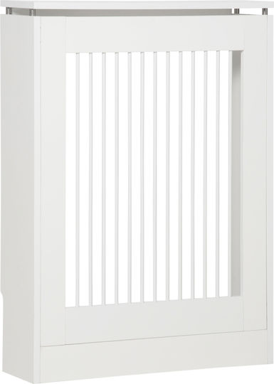 HomCom Κάλυμμα Καλοριφέρ από MDF Λευκό 60x18x84εκ. HomCom Κάλυμμα Καλοριφέρ από MDF Λευκό 60x18x84εκ.