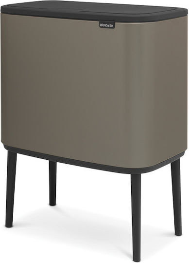 Brabantia Bo Κάδος Απορριμμάτων Platinum 34lt