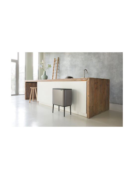 Brabantia Bo Waste Bin 34lt Platinum