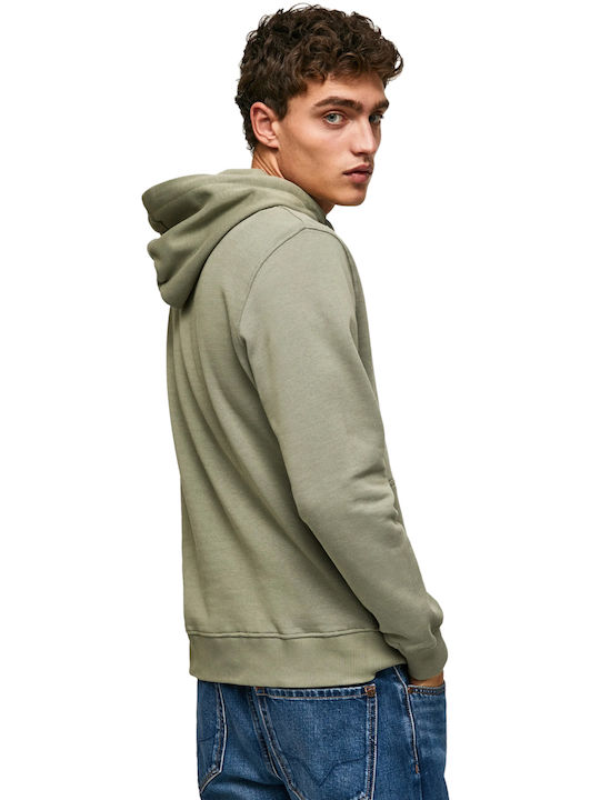 Pepe Jeans Ryan Men's Sweatshirt with Hood and Pockets Green