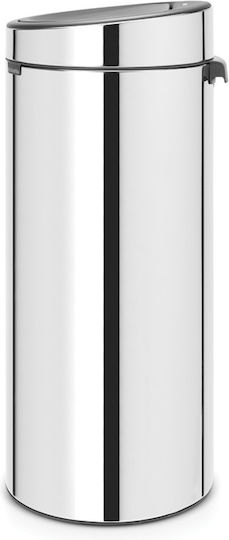 Brabantia NewIcon Κάδος Απορριμμάτων Μεταλλικός Brilliant Steel με Πεντάλ 30lt Brabantia NewIcon Κάδος Απορριμμάτων Μεταλλικός Brilliant Steel με Πεντάλ 30lt