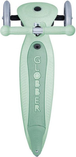 Globber Παιδικό Πατίνι Αναδιπλούμενο GoUp Foldable Plus Τρίτροχο με Κάθισμα για 15 Μηνών Πράσινο