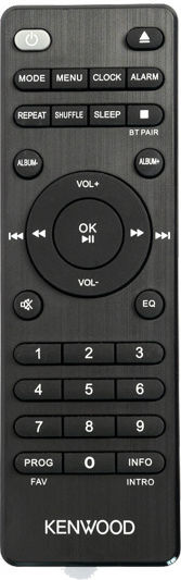 Kenwood Ηχοσύστημα 2.0 M-822DAB 100W με CD / Digital Media Player και Bluetooth Λευκό