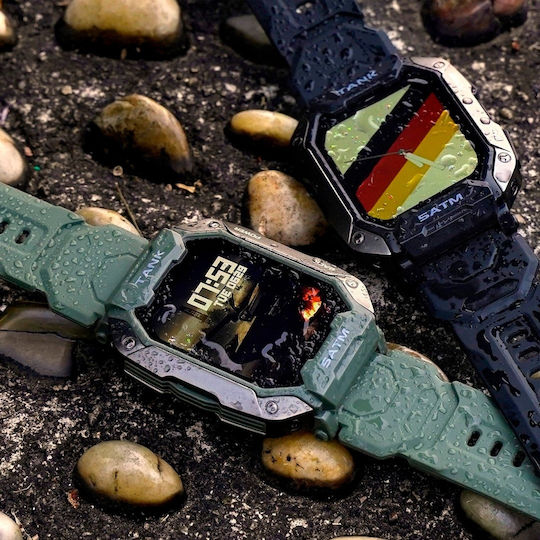 Kospet Tank M1 Waterproof Smartwatch with Heart Rate Monitor (Green)