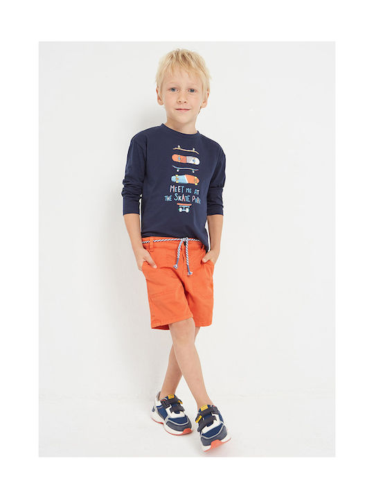 Mayoral Kids Shorts/Bermuda Fabric Orange