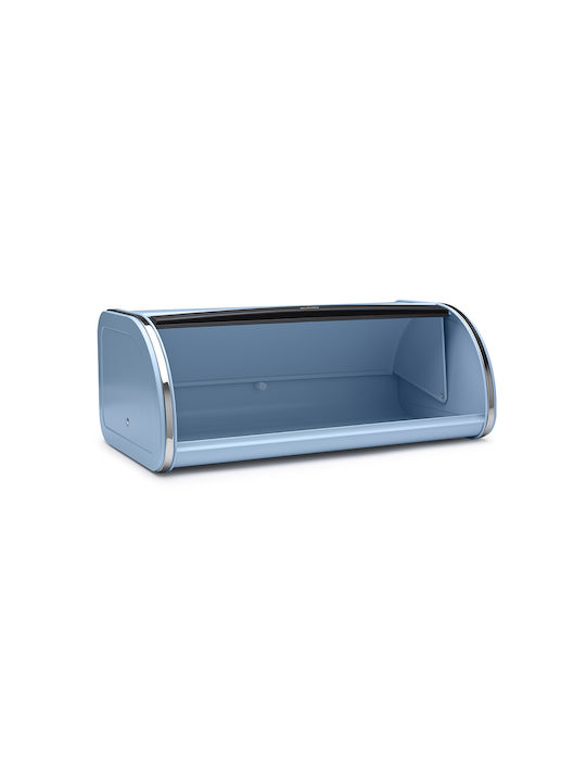 Brabantia Roll Top Bread Box with Lid Metallic Dreamy Blue