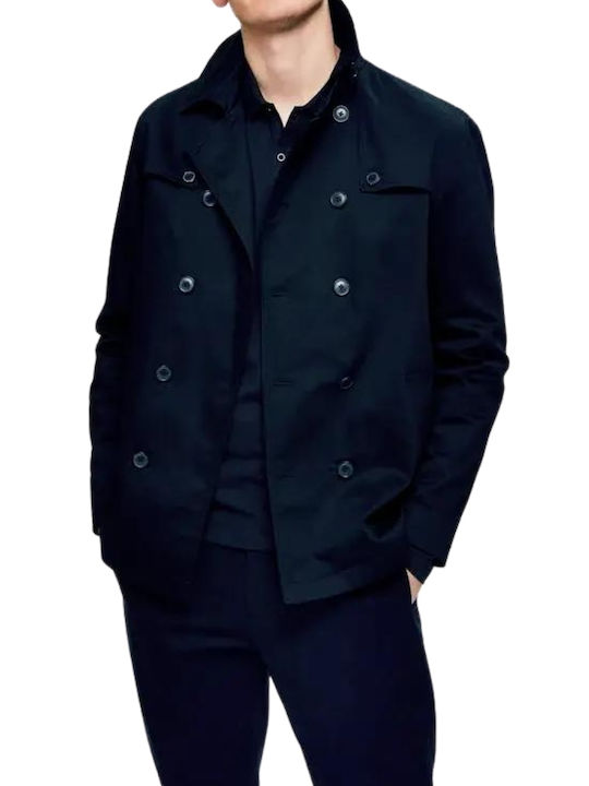 Men's Trenchcoat Dark Saphire