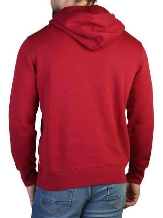 Levi's Herren Sweatshirt mit Kapuze Rot