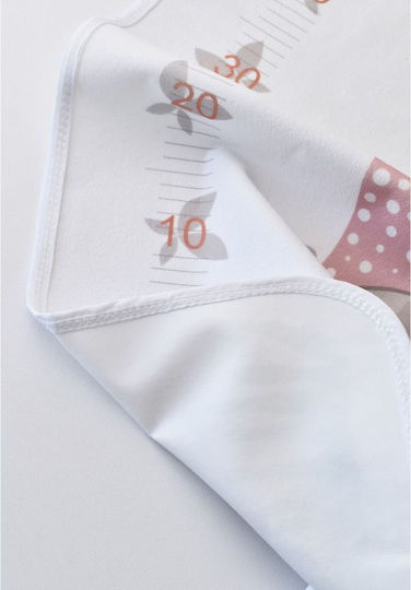 Bi Baby Happy Snail Водоустойчива Подложка Бял 50x75см.
