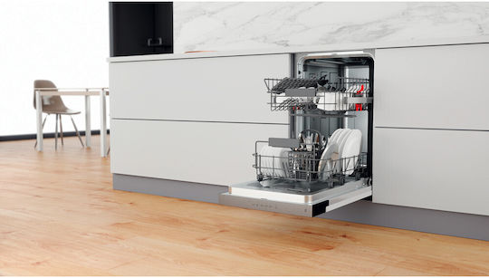 Whirlpool Εντοιχιζόμενο Πλυντήριο Πιάτων για 10 Σερβίτσια FlexiSpace Π44.8xY82εκ.