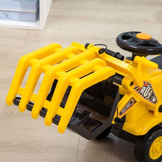 Kids Foot-to-Floor Ride On Tractor with Pedal Yellow