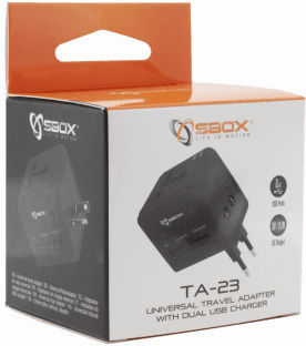 Sbox Adaptor Priză de la Universal în Universal