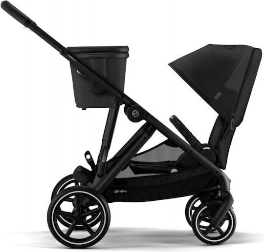 Cybex Gazelle S Blk Καρότσι Μωρού Kατάλληλο για Nεογέννητο Moon Black 12.6kg