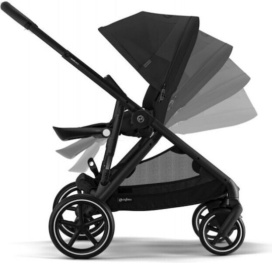 Cybex Gazelle S Blk Καρότσι Μωρού Kατάλληλο για Nεογέννητο Moon Black 12.6kg