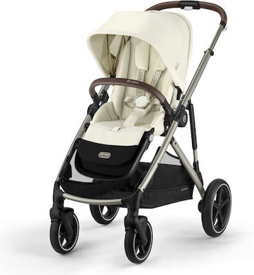 Cybex Gazelle S Tpe Kinderwagen Geeignet für Neugeborene Seashell Beige 12.6kg