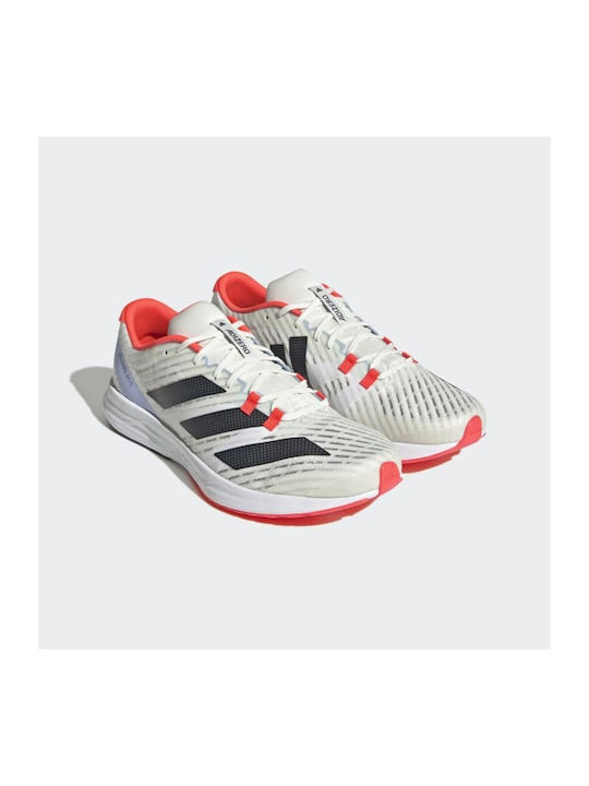Adizero RC 5 Sport Shoes Running White Tint / Legend Ink / Solar Red