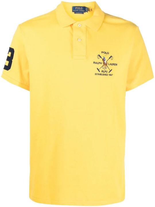 Ralph Lauren Men's Short Sleeve Blouse Polo Yellow