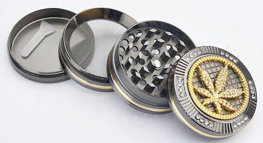 Champ Grinder Bling Leaf 50mm