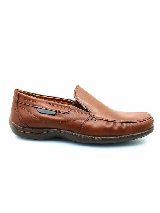 Boxer Δερμάτινα Ανδρικά Loafers σε Ταμπά Χρώμα