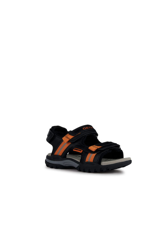 Geox Kinder Sandalen Anatomisch Schwarz