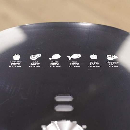 HomeVero Air Fryer 2.5lt Μαύρο HV-AF30