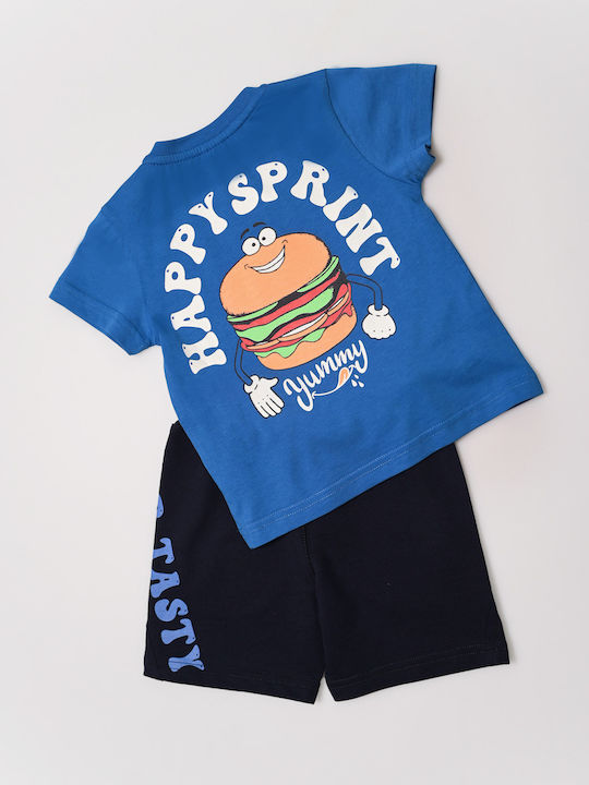 Sprint Kids Set with Shorts Summer 2pcs Blue