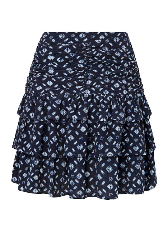 Eimi Denim Mini Fustă Albastru marin