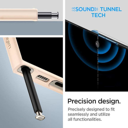 Spigen Ultra Hybrid Back Cover Plastic 2mm Sand Beige (Galaxy S23 Ultra)