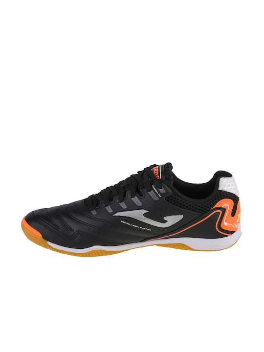 Joma Maxima 2301 ÎN Scăzut Pantofi de Fotbal de futsal Negre