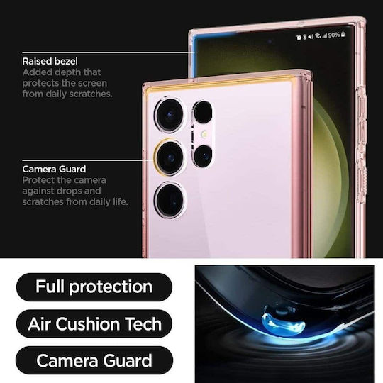Spigen Ultra Hybrid Back Cover Plastic 2mm Rose Crystal (Galaxy S23 Ultra)