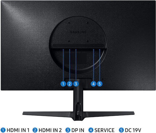 Samsung LU28R550UQPXEN IPS HDR Monitor 28" 4K 3840x2160 με Χρόνο Απόκρισης 4ms GTG