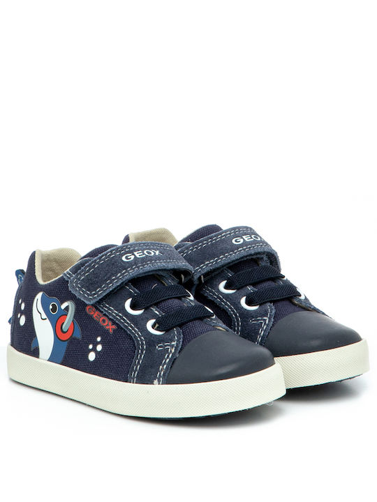 Geox Παιδικά Sneakers Ανατομικά για Αγόρι Navy Μπλε