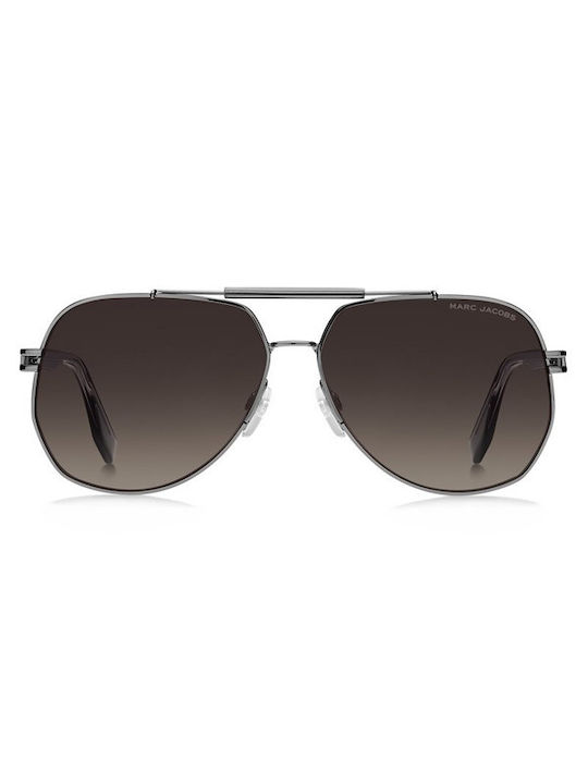Marc Jacobs Sonnenbrillen mit Silber Rahmen und Braun Verlaufsfarbe Linse MARC673/S KB7/HA