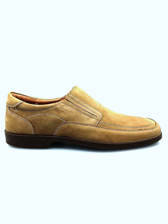 Boxer Men's Anatomic Leather Casual Shoes Beige