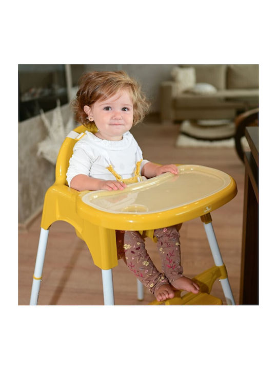 Lorelli Amaro Baby Highchair with Adjustable Height Iceberg Green