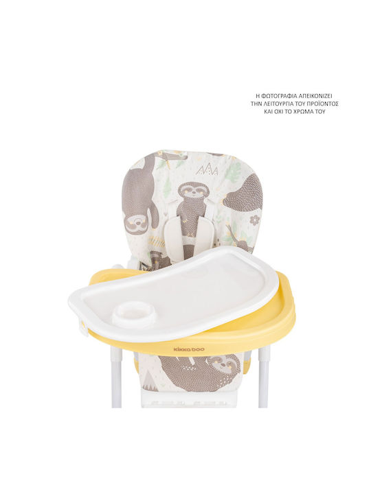 Kikka Boo Sweet Nature Pliabil Scaun de Masă pentru Copii cu Cadru Metalic Ca