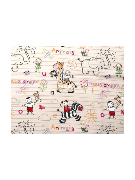 Dimcol Σετ Μονά Africa Μπεζ 160x240cm