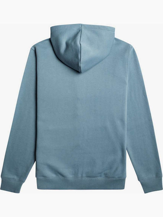 Arch Cardigan with Light Blue Hood
