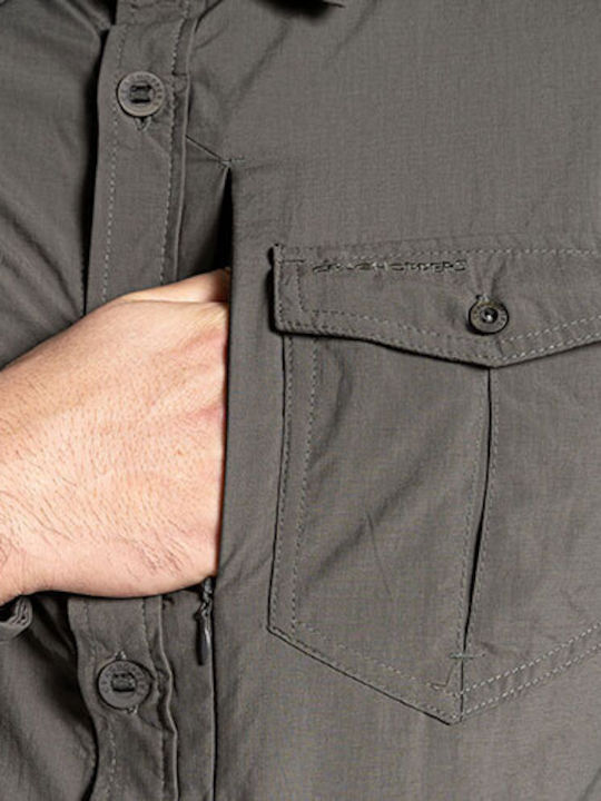 CMS605 Langärmlig Hemd Khaki