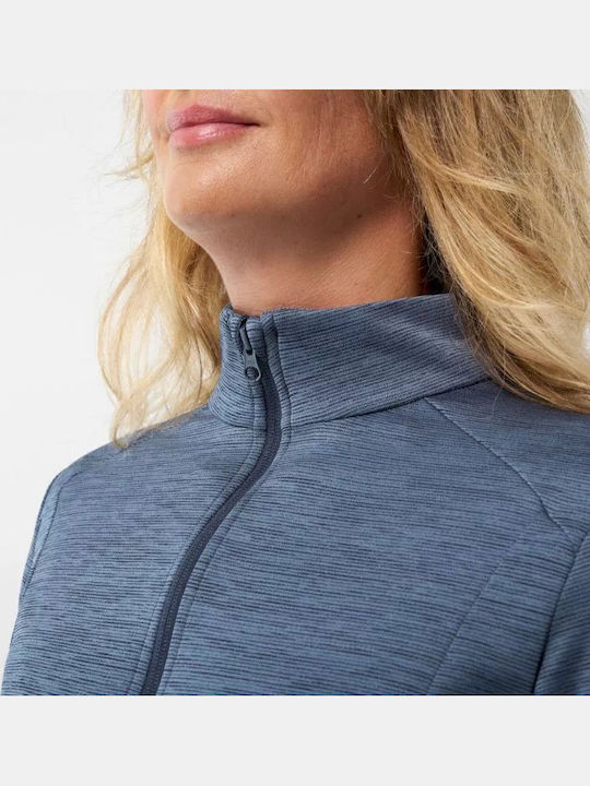 Iguazu Fleece Γυναικεία Ζακέτα με Φερμουάρ Saphir